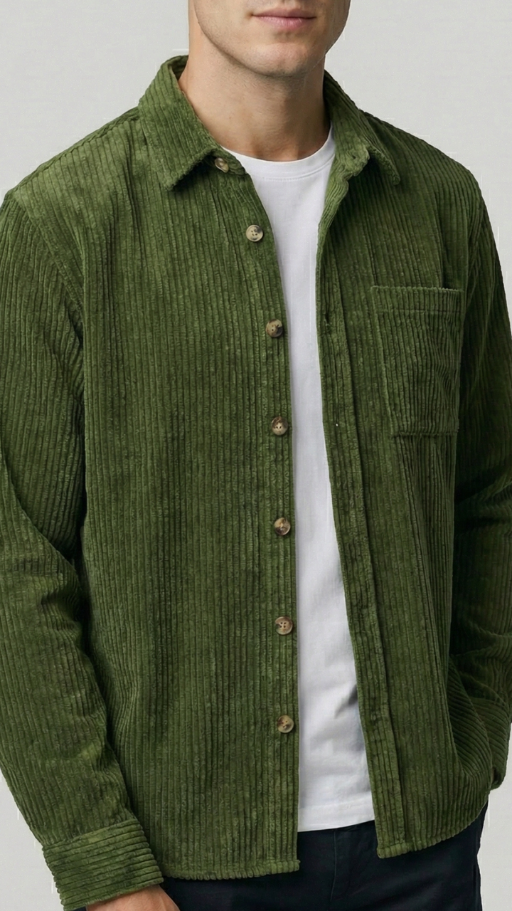 Solan | Camisa de Terciopelo