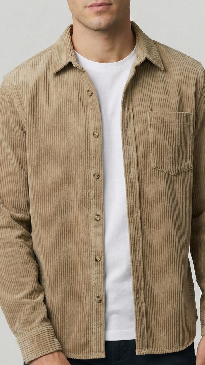 Solan | Camisa de Terciopelo