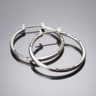 Clásicos Aretes de Plata