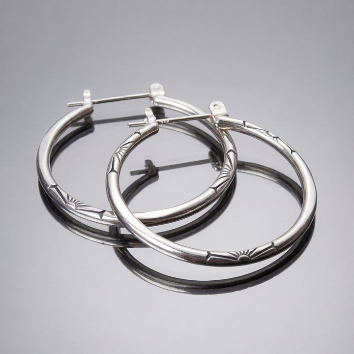 Clásicos Aretes de Plata