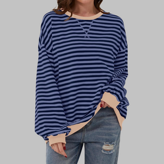 Claudia | Ligera Sudadera de Rayas