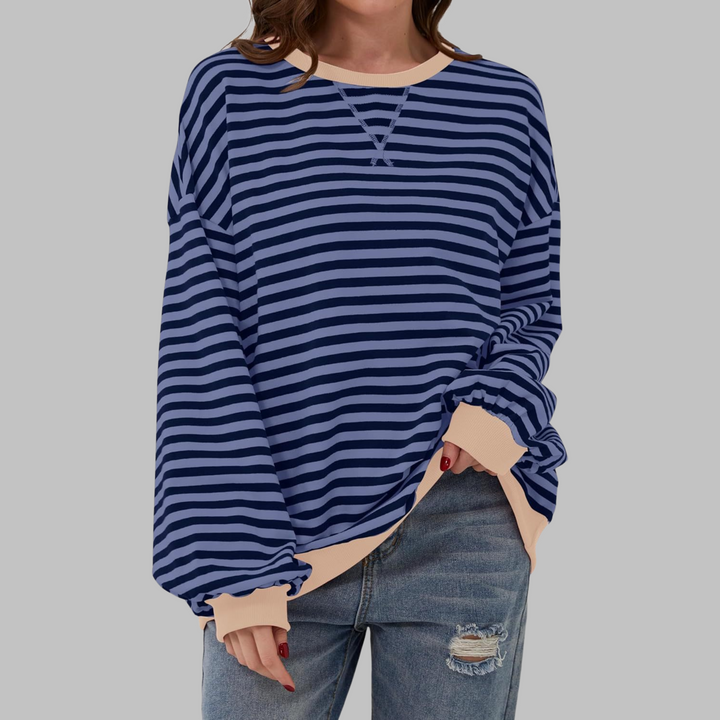 Claudia | Ligera Sudadera de Rayas