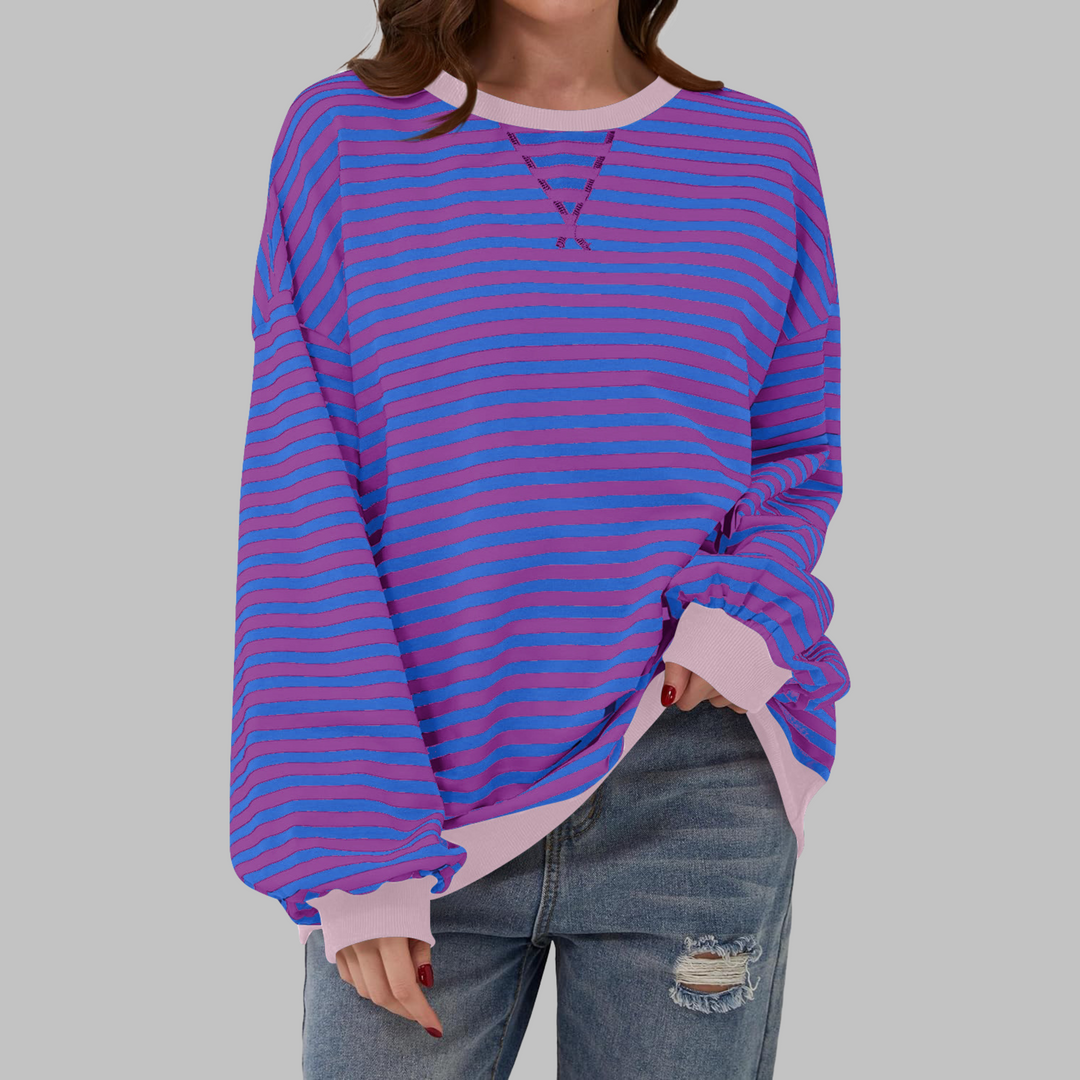 Claudia | Ligera Sudadera de Rayas