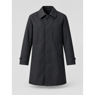Trenchcoat impermeable de media longitud para hombre