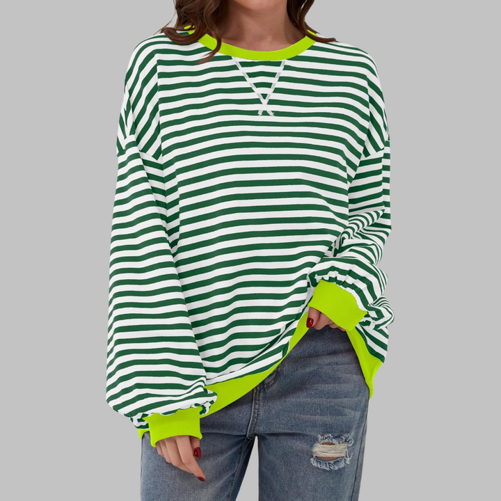 Claudia | Ligera Sudadera de Rayas