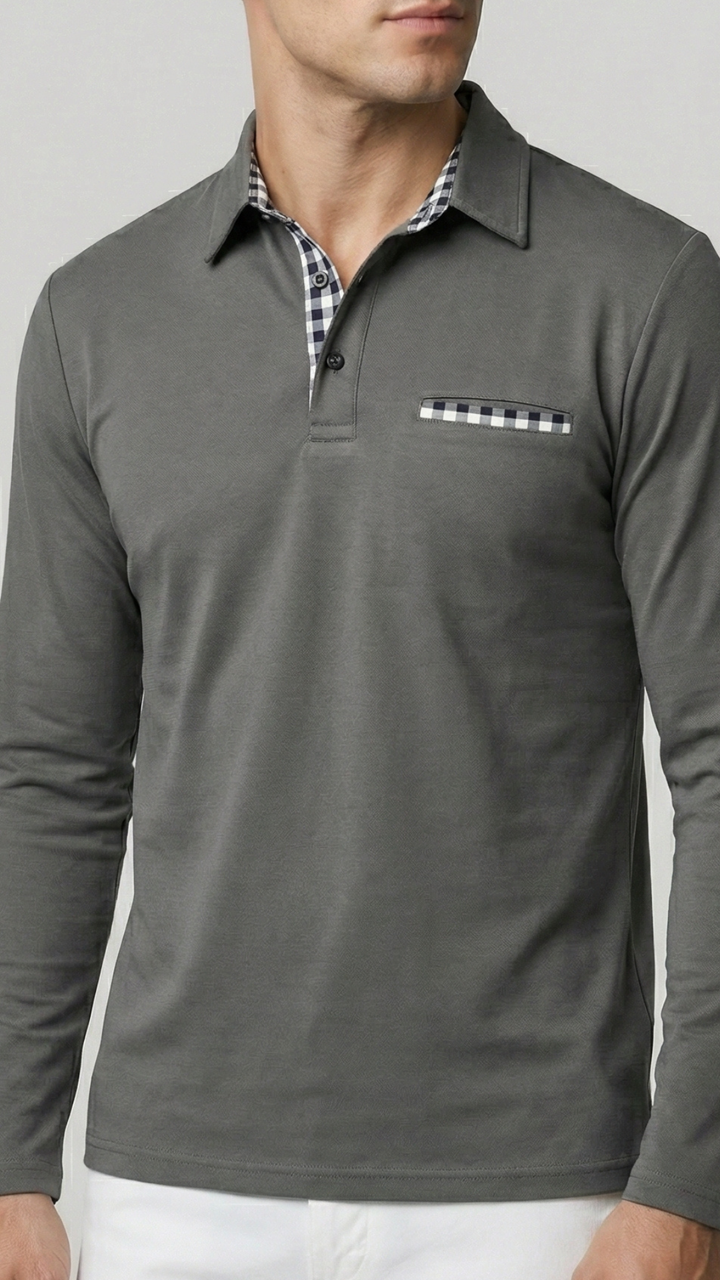 José | Camisa Polo de Manga Larga