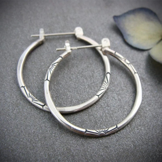 Clásicos Aretes de Plata