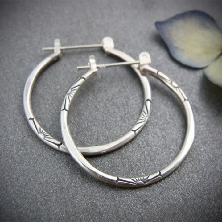 Clásicos Aretes de Plata