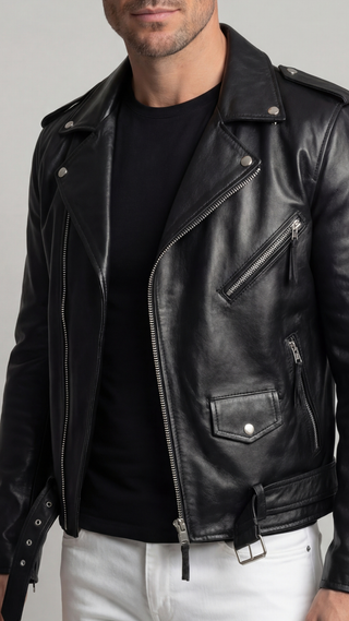 Austin | Chaqueta bomber de cuero