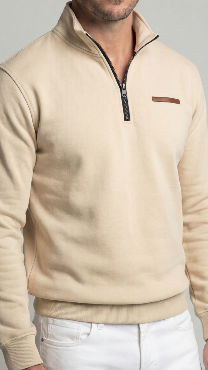 Juan | Suave Jersey Casual de Felpa