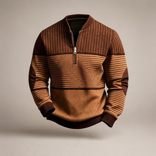 Viktor | Suéter Elegante para Hombre con Media Cremallera
