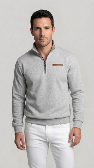 Juan | Suave Jersey Casual de Felpa
