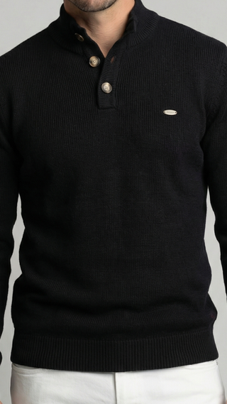 Javier | Jersey con Botones Elegantes