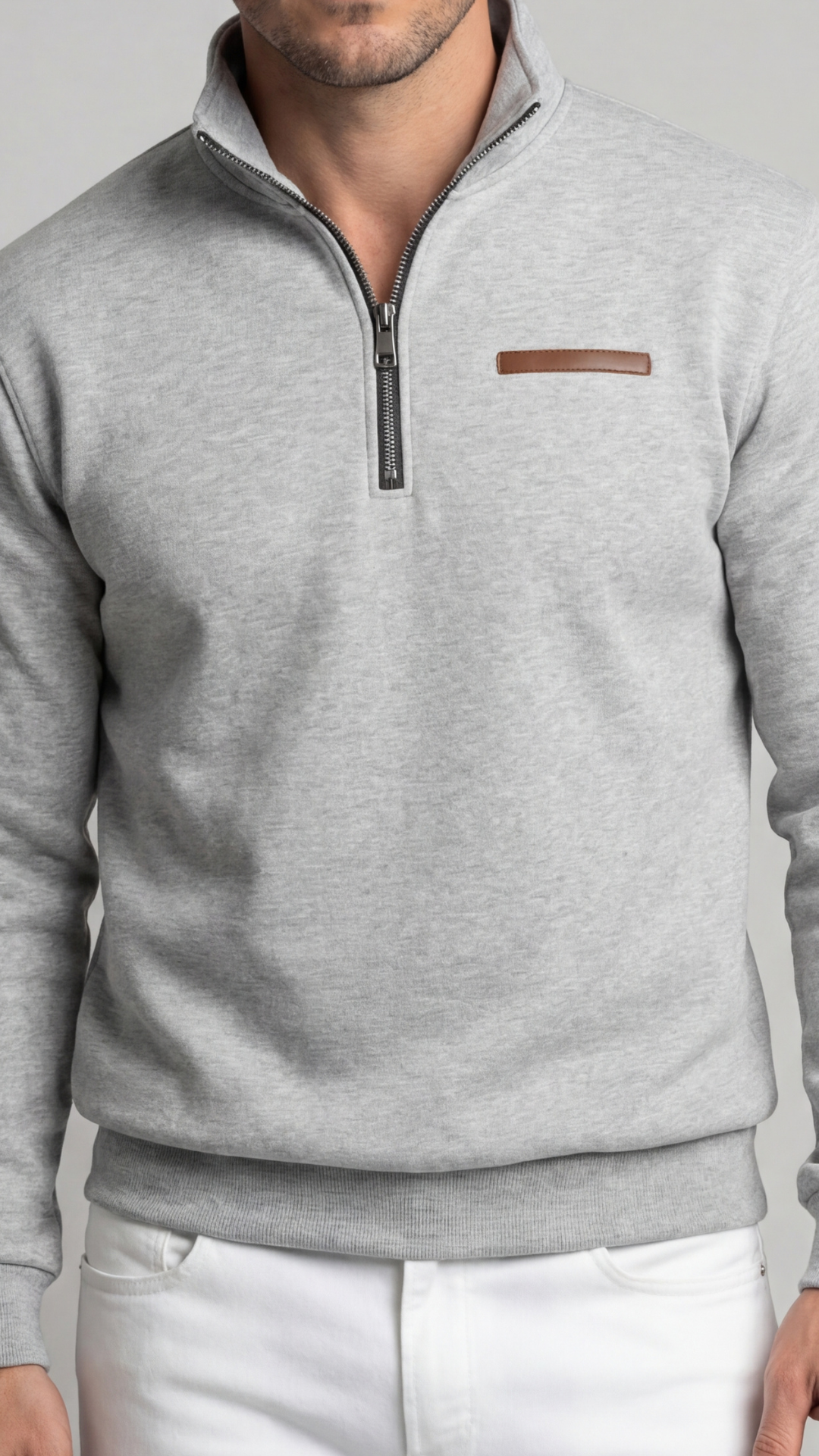 Juan | Suave Jersey Casual de Felpa