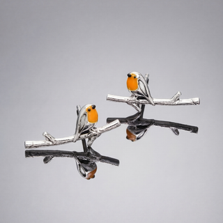 Pendientes de aves estilo caricatura