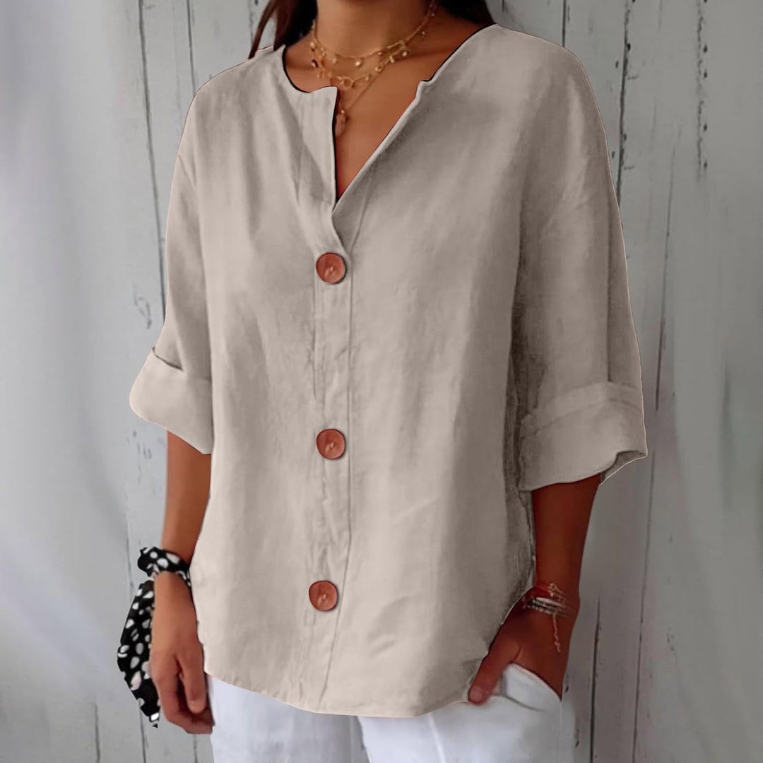 Soledad | Blusa de Lino Liviana para Verano