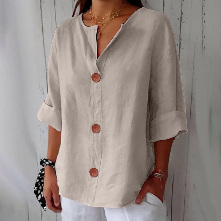 Soledad | Blusa de Lino Liviana para Verano