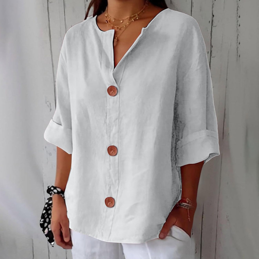 Soledad | Blusa de Lino Liviana para Verano