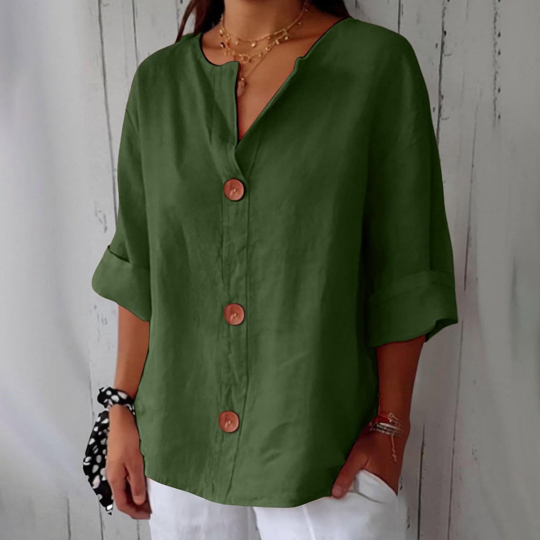 Soledad | Blusa de Lino Liviana para Verano
