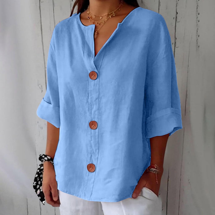 Soledad | Blusa de Lino Liviana para Verano