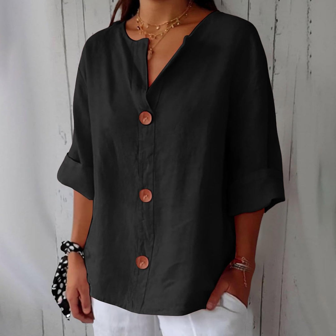 Soledad | Blusa de Lino Liviana para Verano