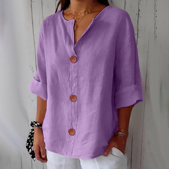 Soledad | Blusa de Lino Liviana para Verano
