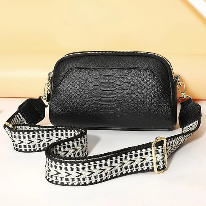 Paola | Bolso de Cuero Estilo Reptil