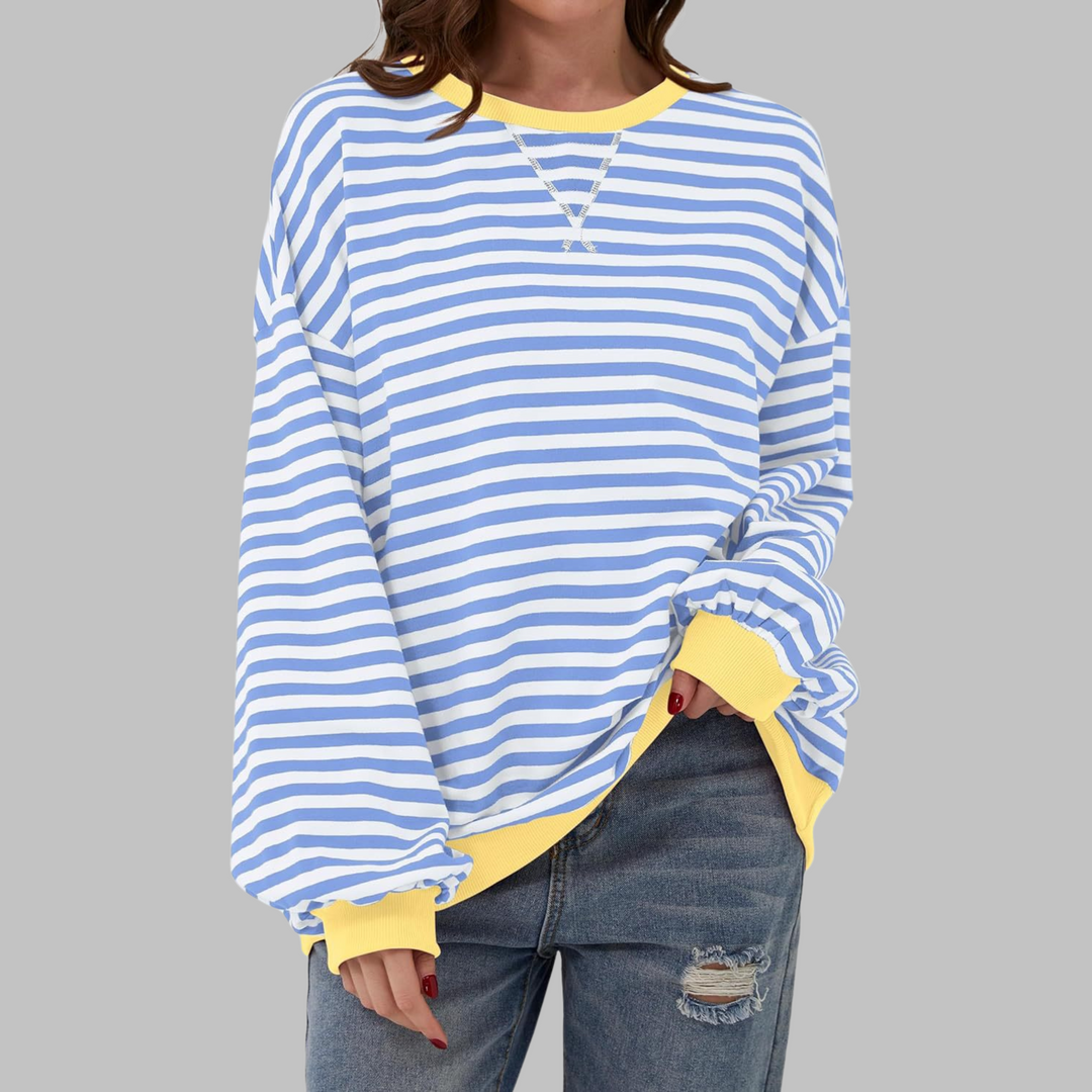 Claudia | Ligera Sudadera de Rayas