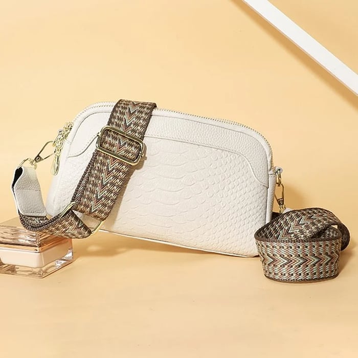 Paola | Bolso de Cuero Estilo Reptil