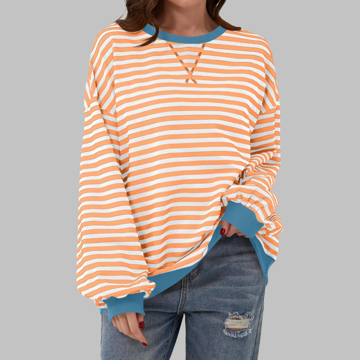 Claudia | Ligera Sudadera de Rayas