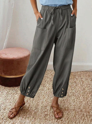 Aitana | Casual Straight-Leg Trousers