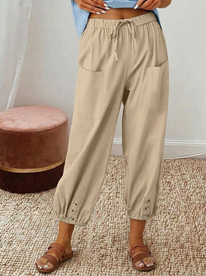 Aitana | Casual Straight-Leg Trousers