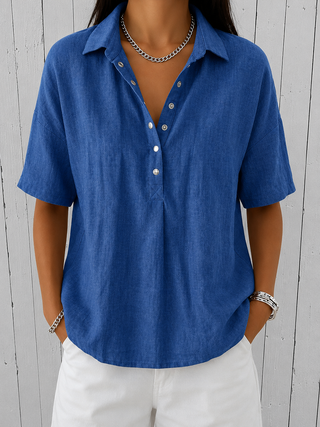 Concha | Blouse with Collar and Buttons