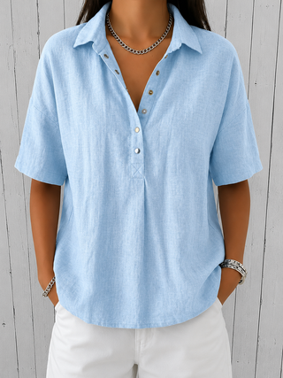 Concha | Blouse with Collar and Buttons