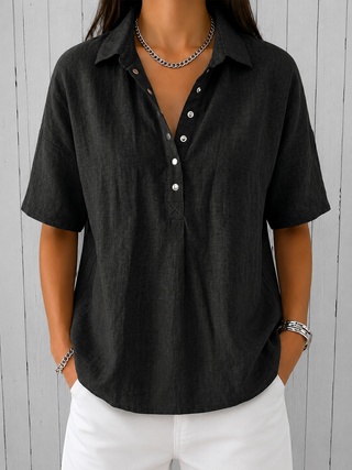 Concha | Blouse with Collar and Buttons