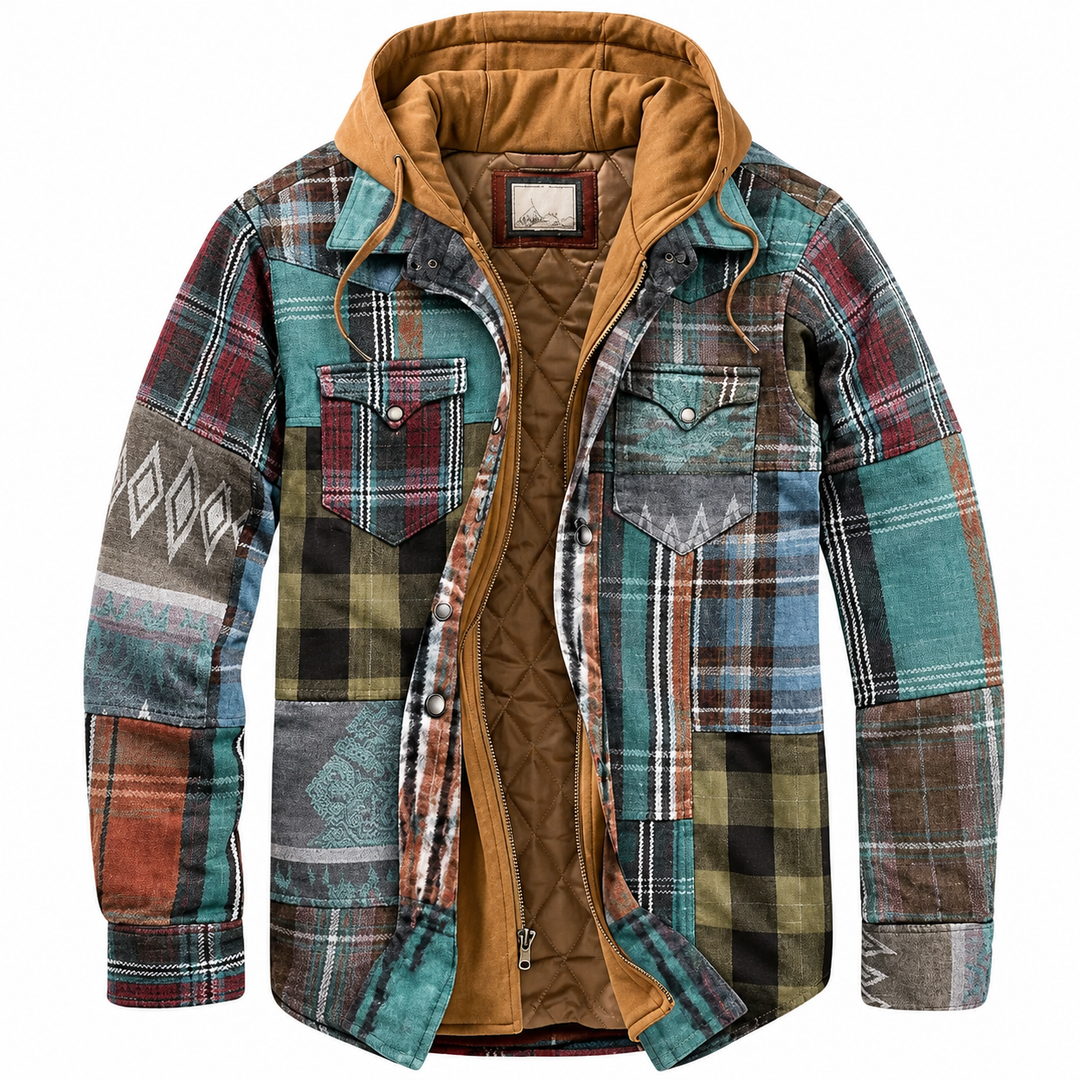 Nevio | Chaqueta Patchwork de Cuadros