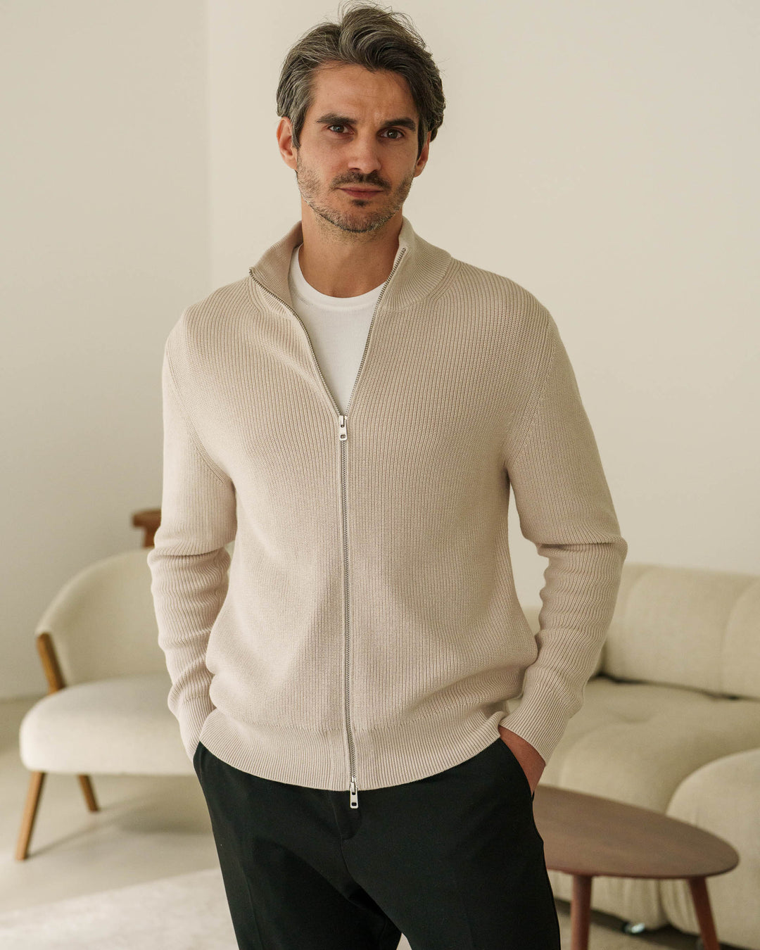 Arena Acanalado Cardigan