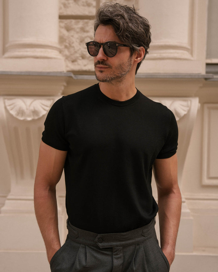 Suéter de Punto Negro