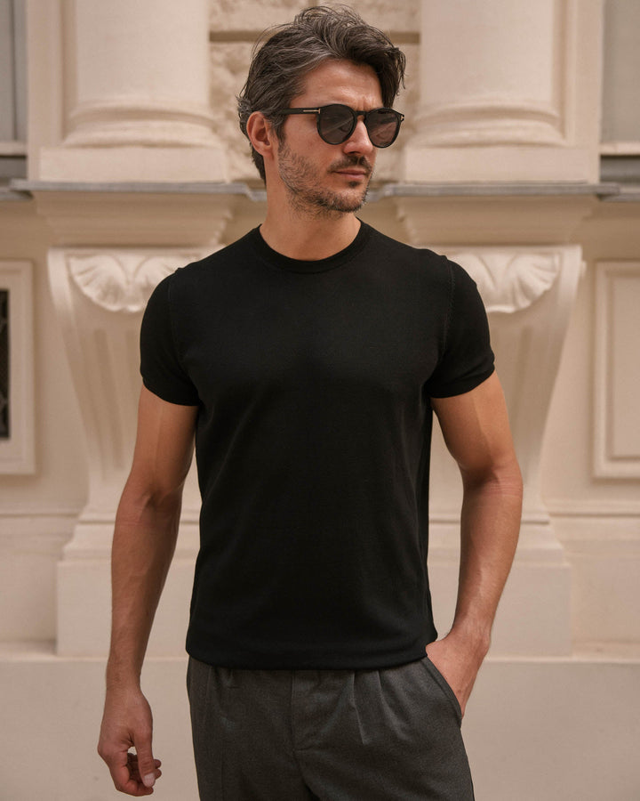 Suéter de Punto Negro