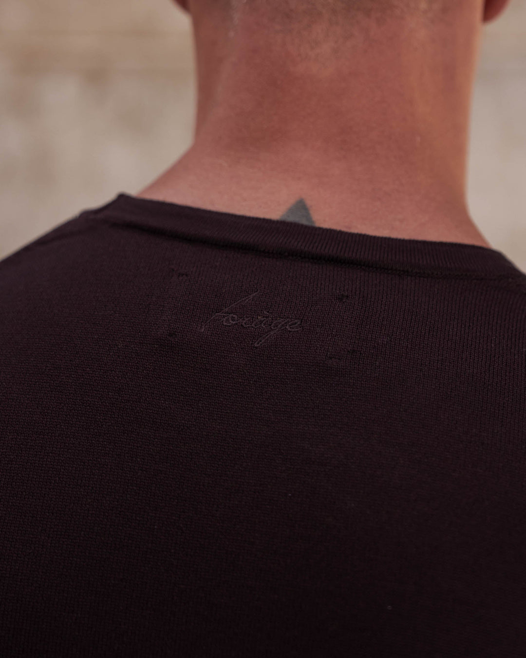 Camisa de Tela (Marrón)