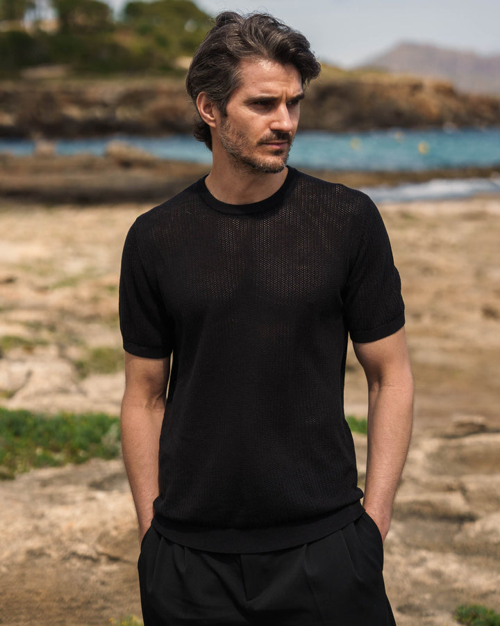 Camiseta de Malla Negra