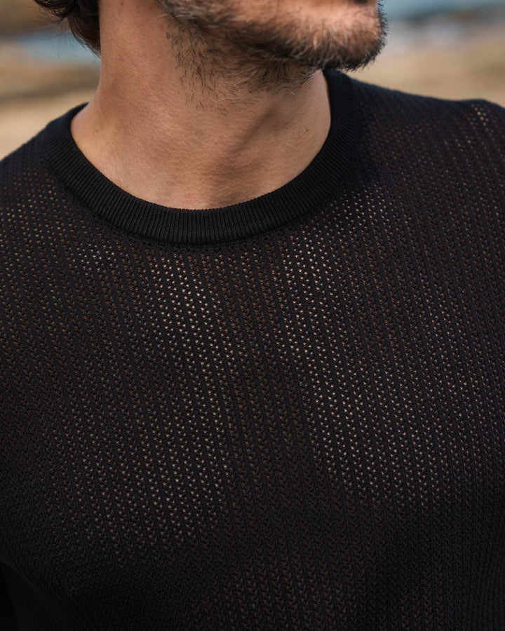 Camiseta de Malla Negra