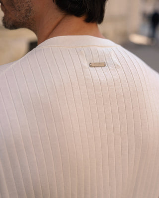 Camiseta de Punto Oversize (Blanco Roto)
