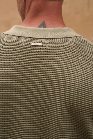Camiseta de Manga Corta de Malla (Verde Claro)
