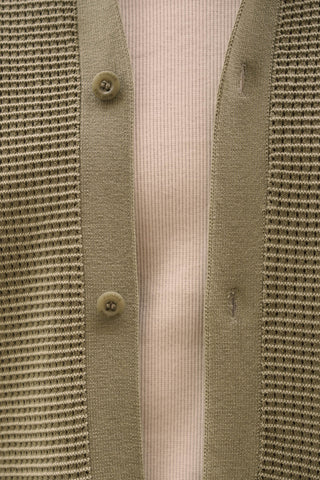 Camiseta de Manga Corta de Malla (Verde Claro)