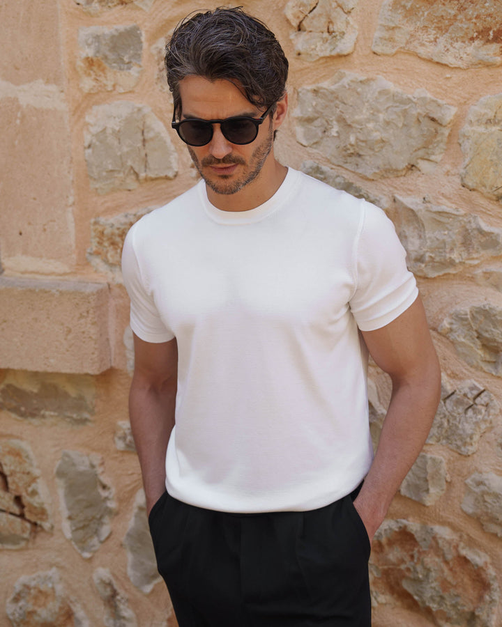 Suéter de Punto (Blanco Roto)