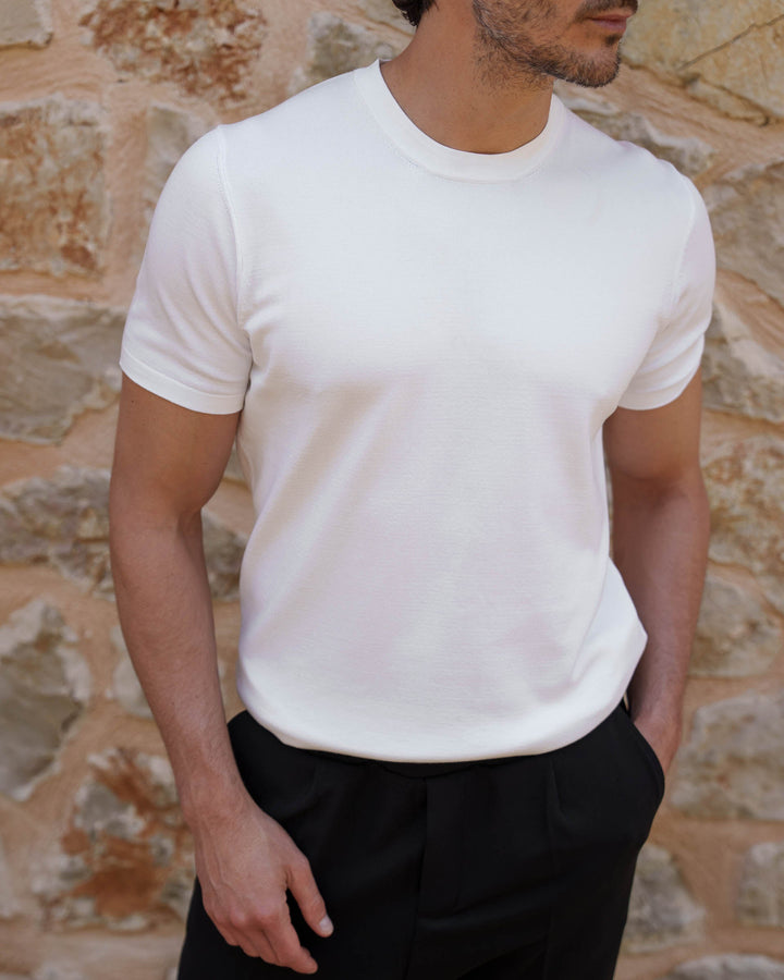 Suéter de Punto (Blanco Roto)