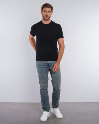 Camisa de Punto Mezcla (Negra)