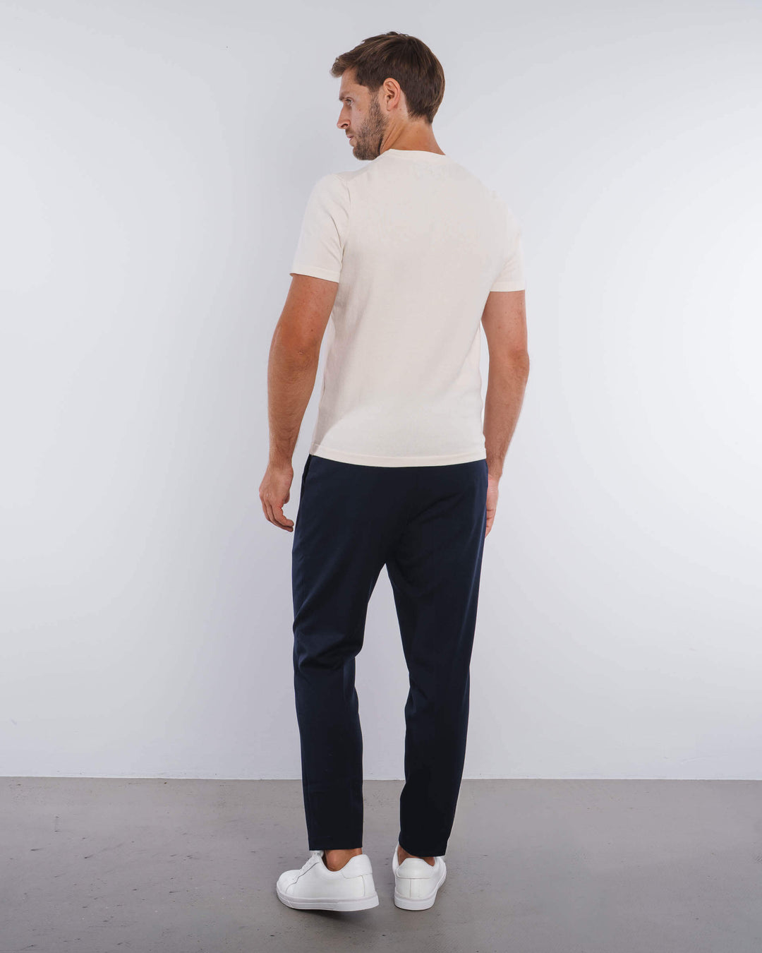 Suéter de Punto Blend (Blanco Roto)