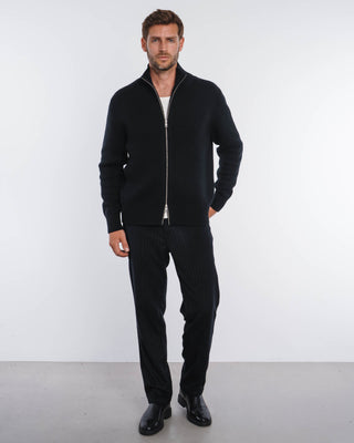 Chaqueta de Lana Lounge en Color Negro